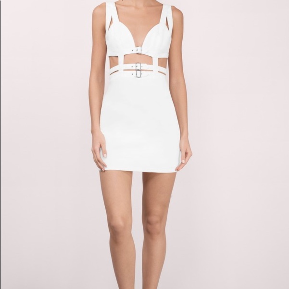 Tobi Come Together Ivory Bodycon Dress